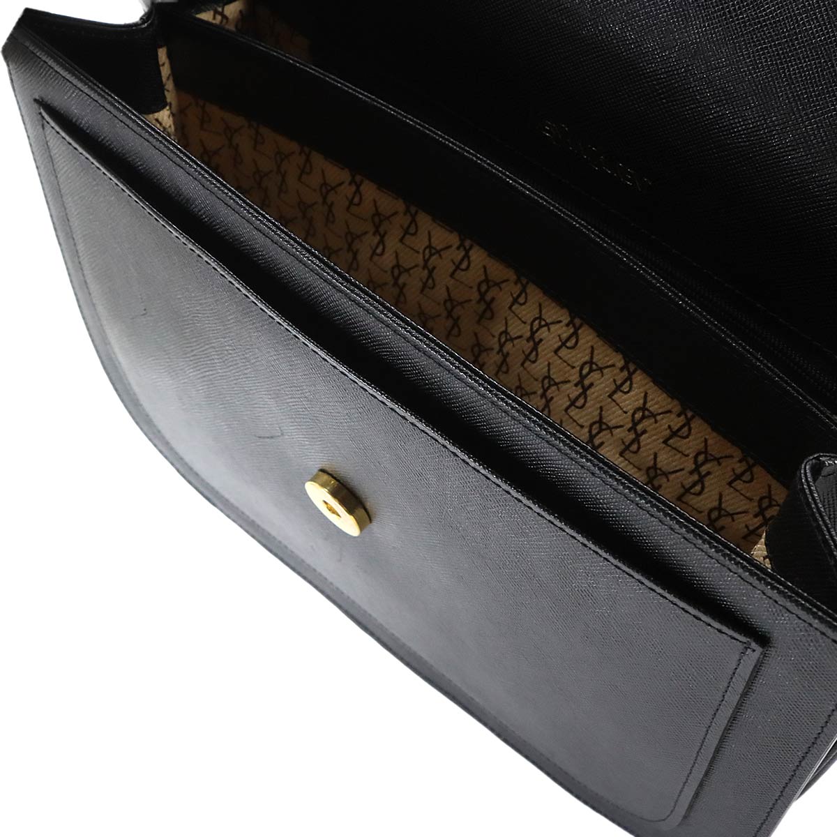 Shoulder Bag Leather Black Purse