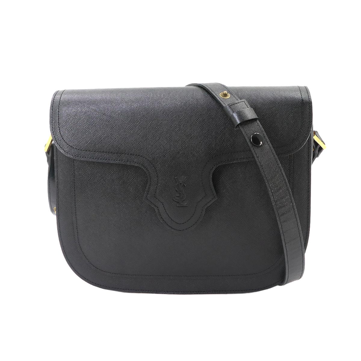Shoulder Bag Leather Black Purse