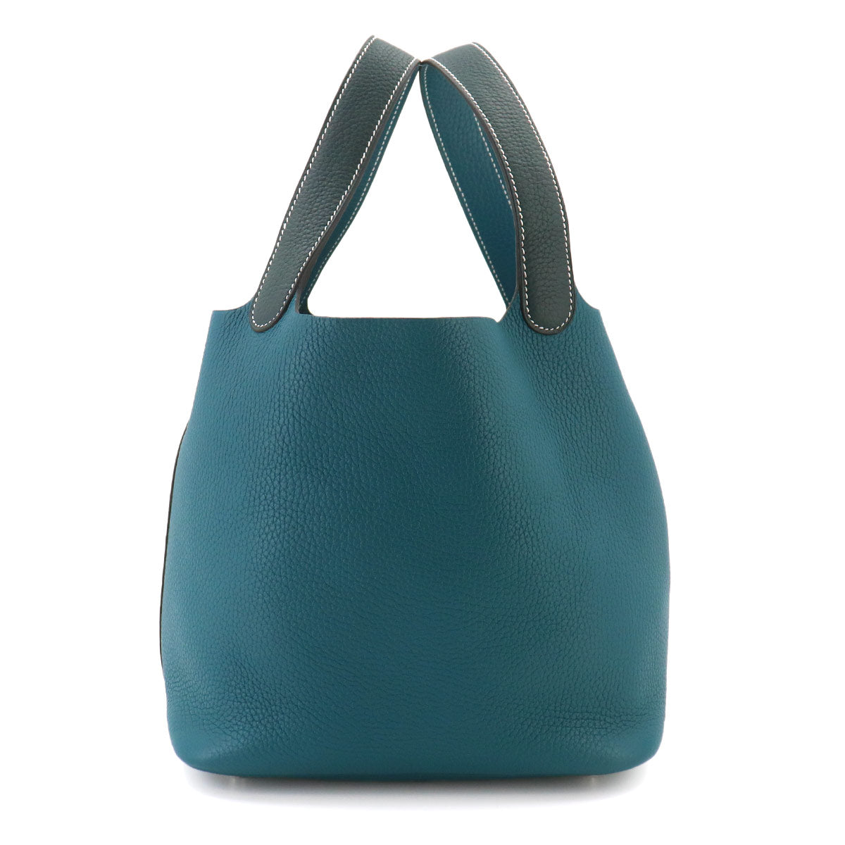 Picotin Lock Casaque MM Hand Bag Taurillon Clemence Vert cypres
