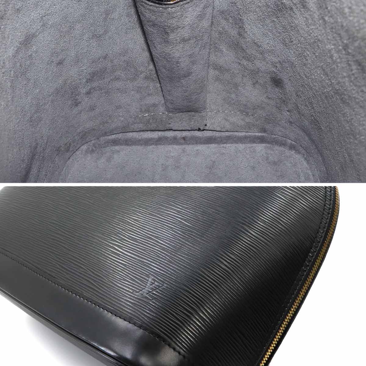 Epi Alma PM Hand Bag Leather Noir Black M52142 Purse