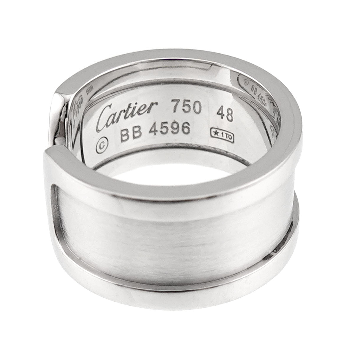 C2 2C Ring 18K White Gold 750 size48 4.5(US)