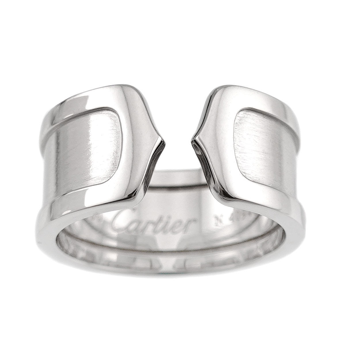 C2 2C Ring 18K White Gold 750 size54 6.75(US)