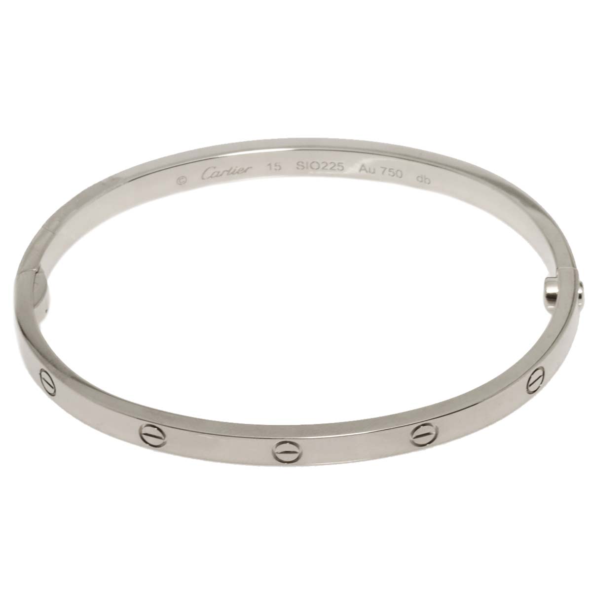 Love Bracelet SM 18K White Gold 750 Size15