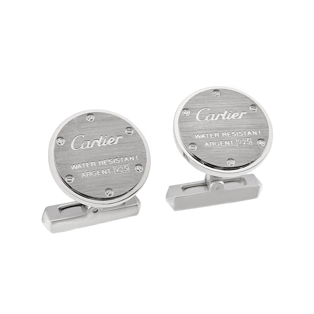 Water Resistant Cufflinks SV Silver 925
