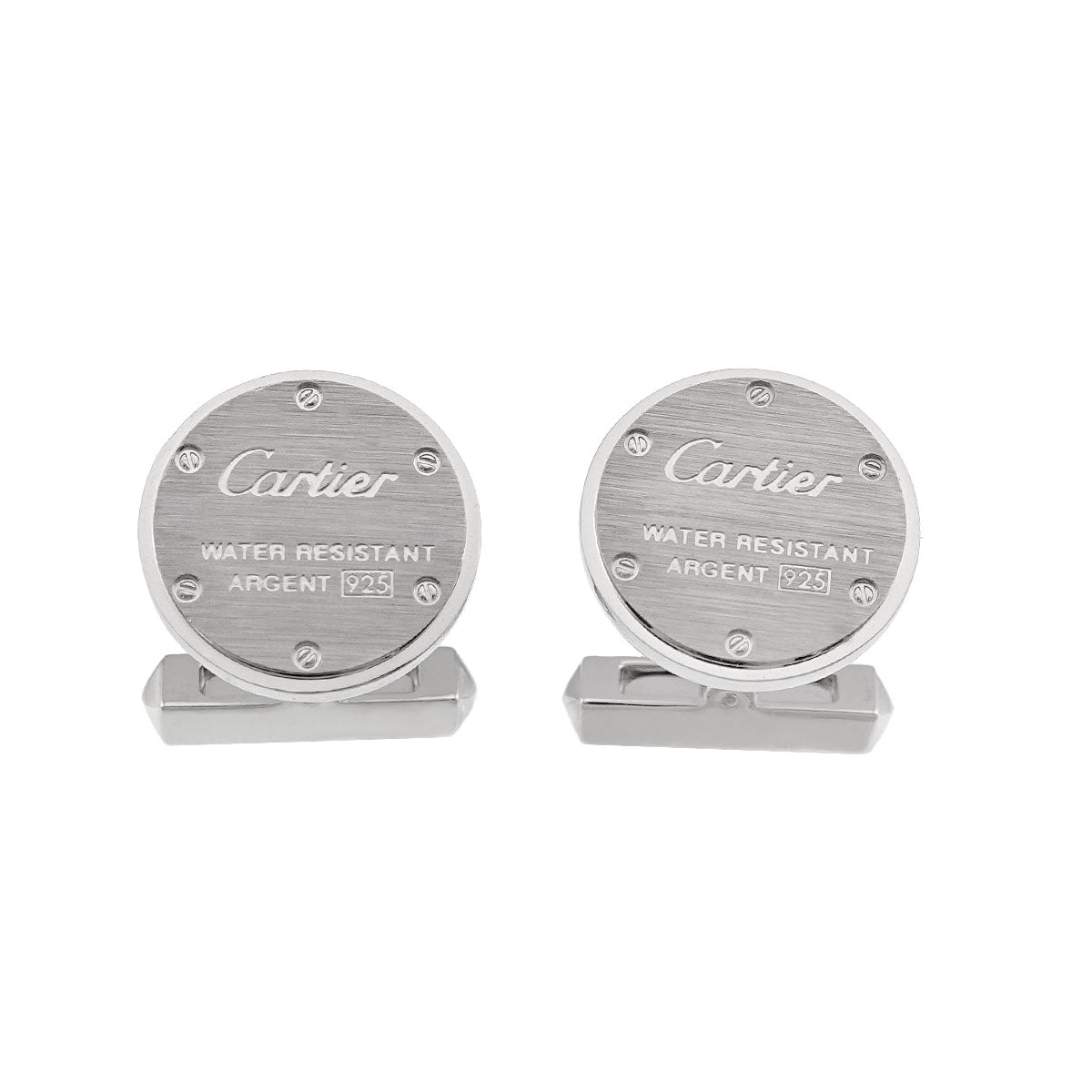 Water Resistant Cufflinks SV Silver 925