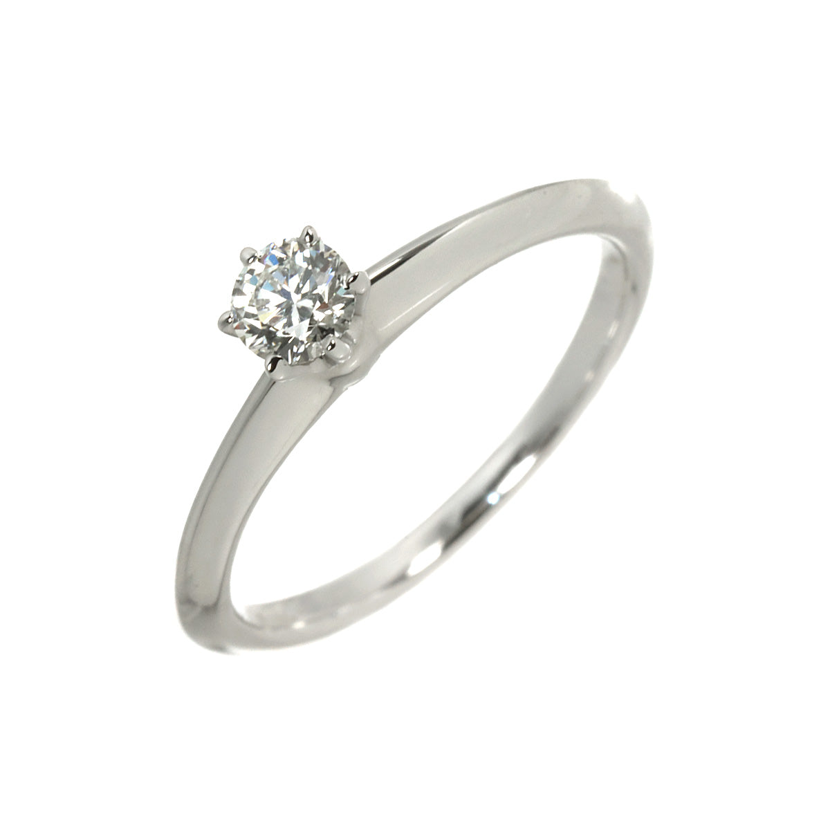 Diamond 0.23ct I/VVS1/3EX Ring Pt Platinum Size5.25-5.5(US)