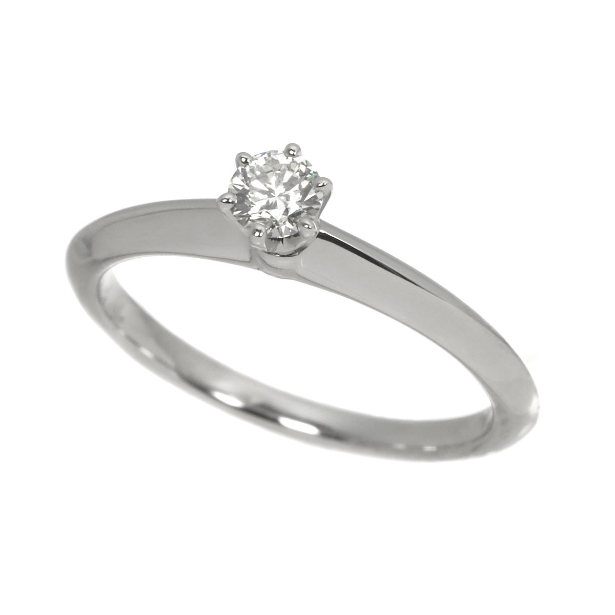 Diamond 0.18ct I/VS1/3EX Ring Pt Platinum Size5.25-5.5(US)