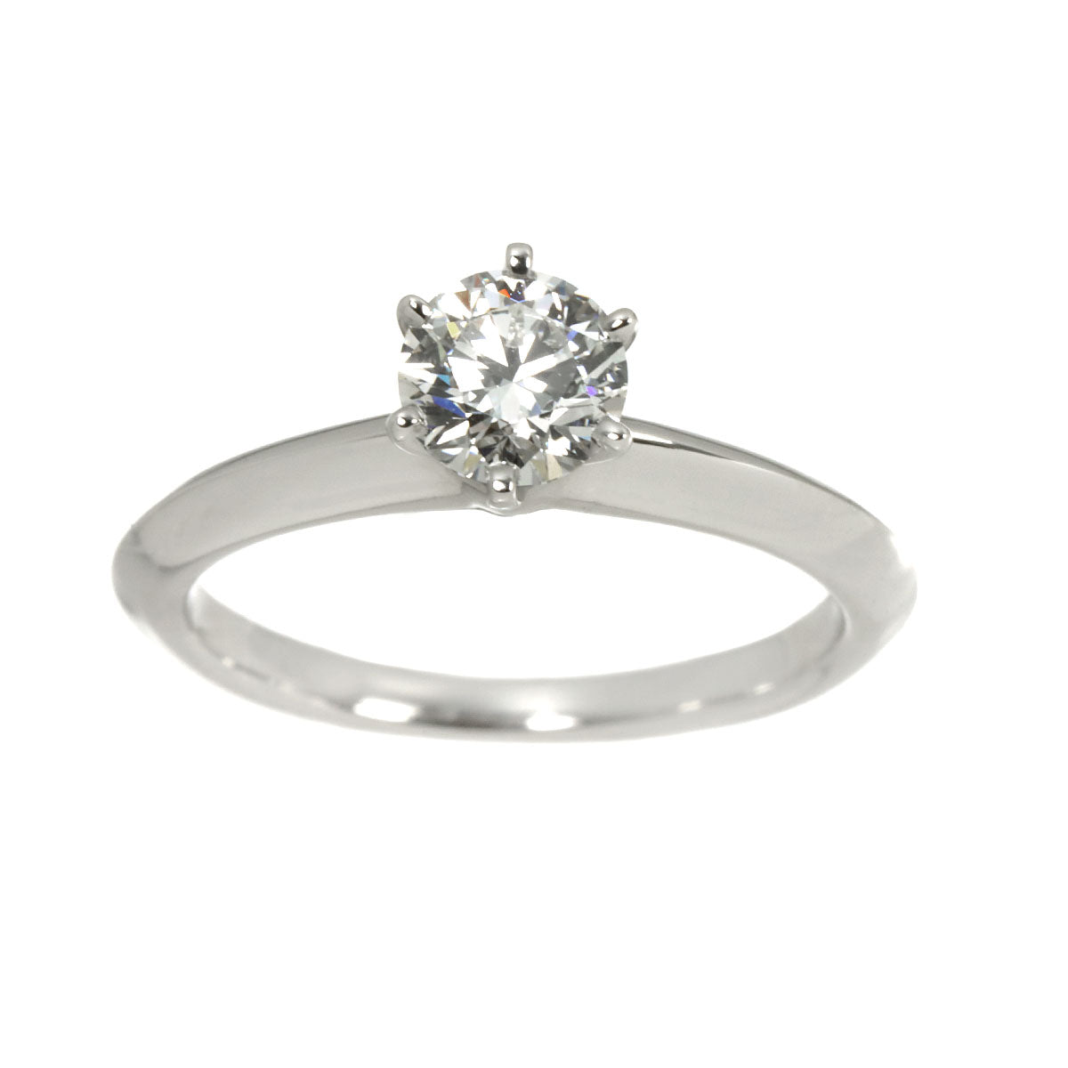 Diamond 0.55ct G/VS1/3EX Ring Platinum Size4.5(US)