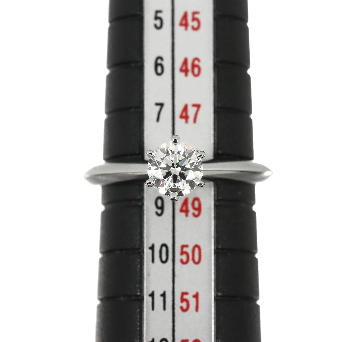 Diamond 0.55ct G/VS1/3EX Ring Platinum Size4.5(US)
