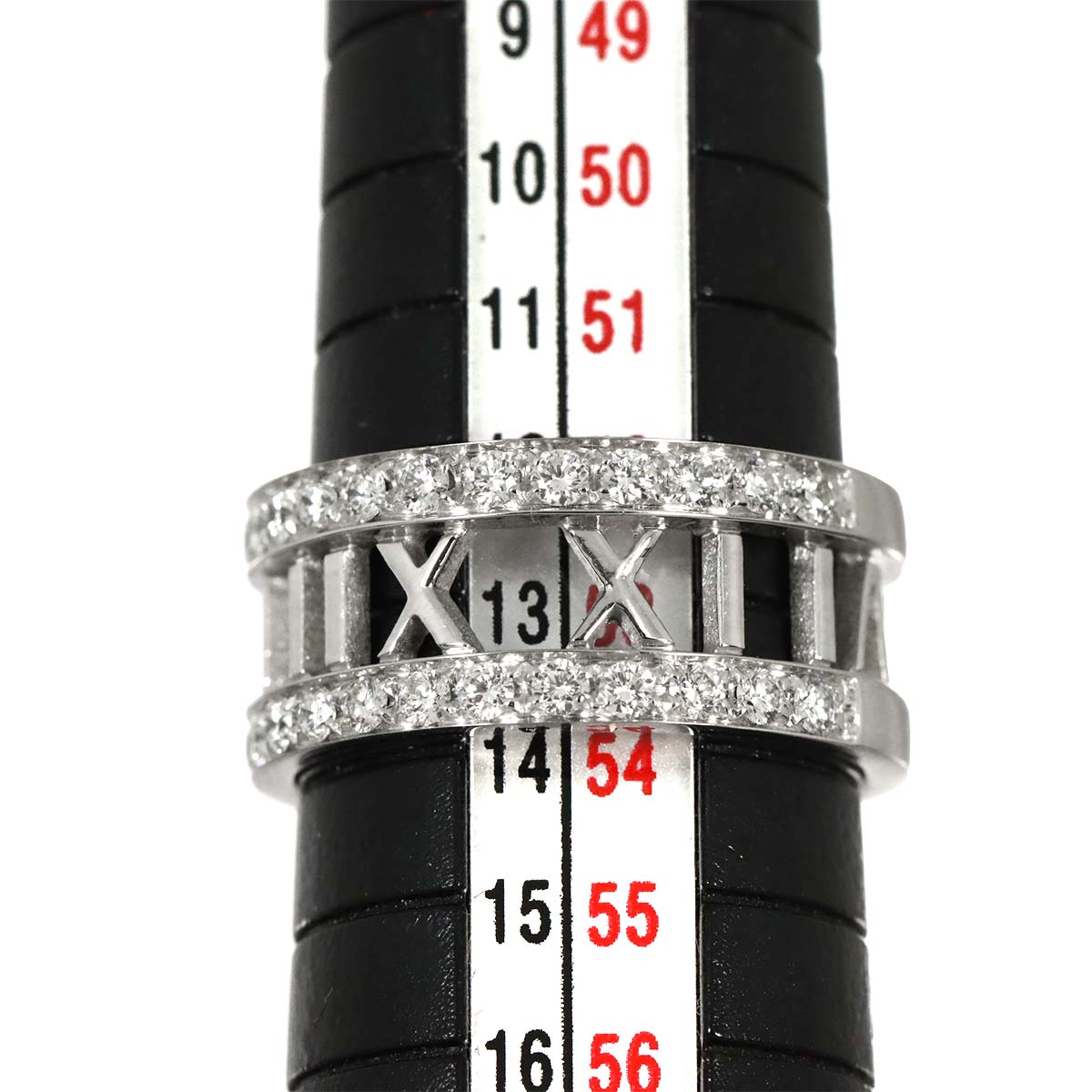 Atlas Open Diamond Ring 18K White Gold 750 size6-6.25(US)
