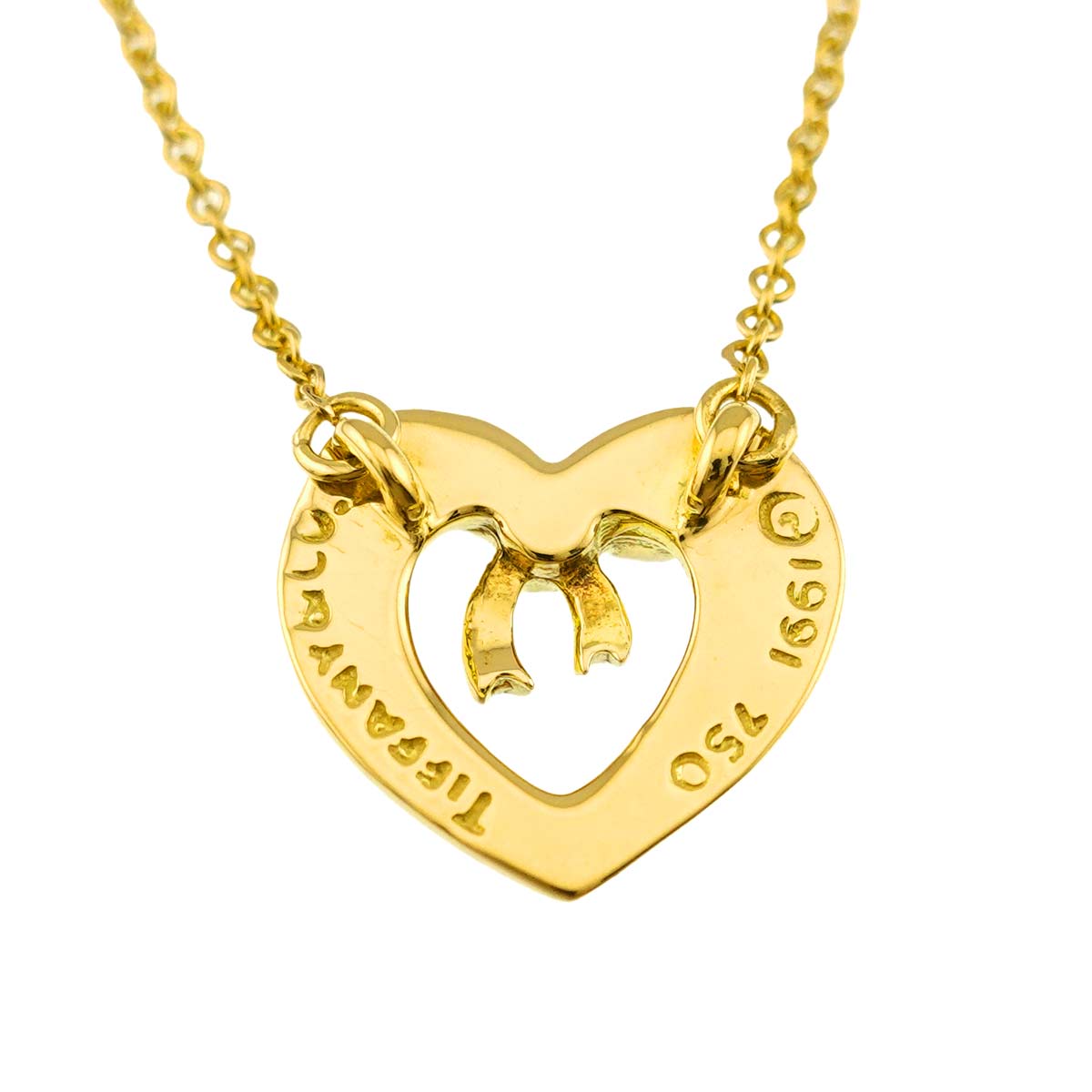 Heart Necklace 18K Yellow Gold 750