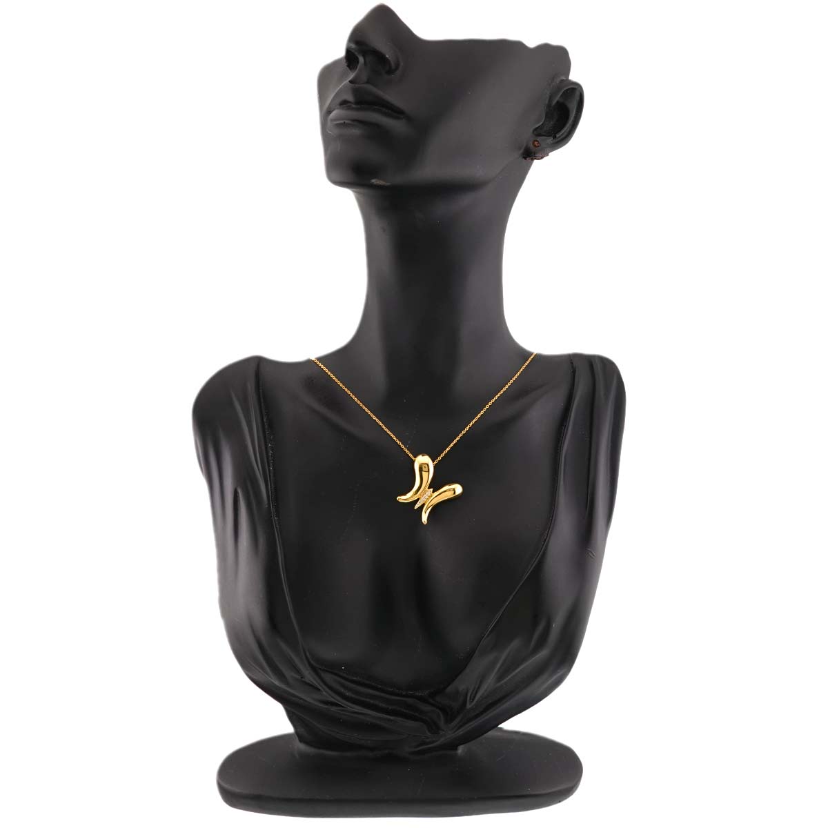 Butterfly Diamond Necklace 18K Yellow Gold 750
