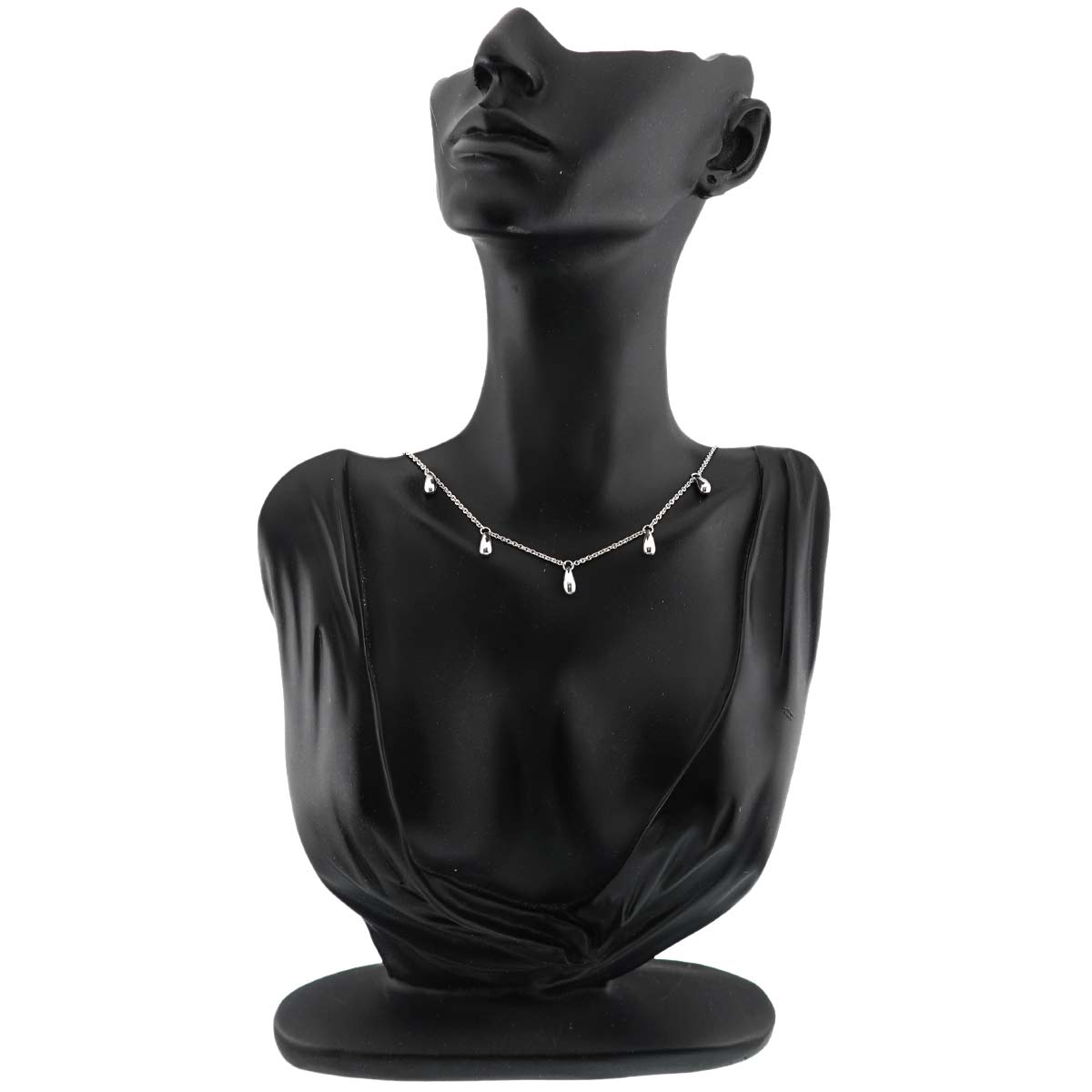 Teardrop 5Motif Necklace Silver 925