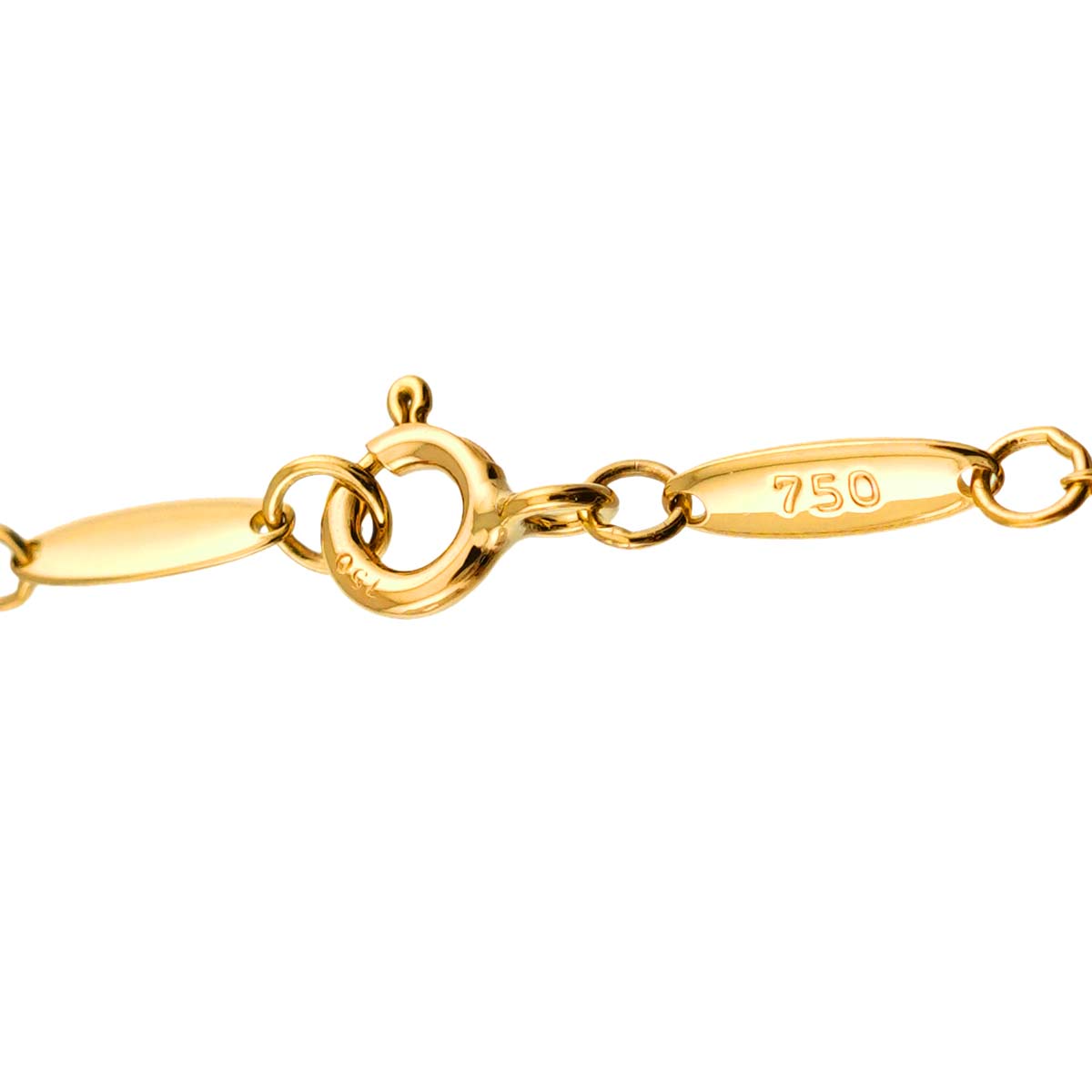 Double Loop Necklace 18K Yellow Gold 750
