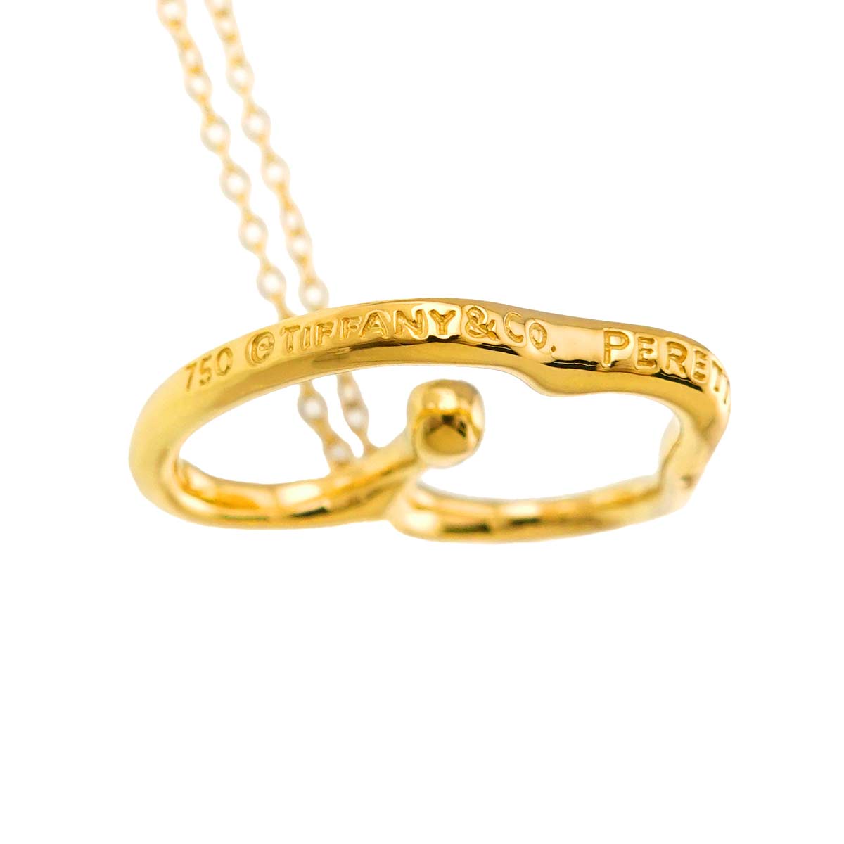 Apple Motif Necklace 18K Yellow Gold 750