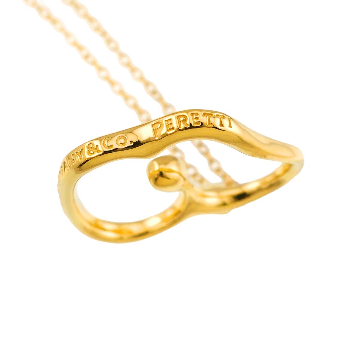 Apple Motif Necklace 18K Yellow Gold 750