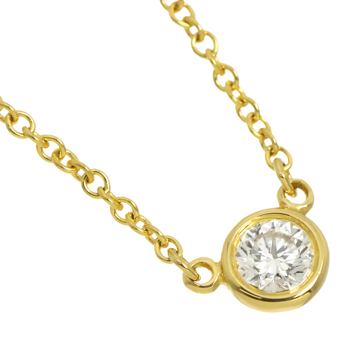 By The Yard Diamond Necklace 18K YG 750