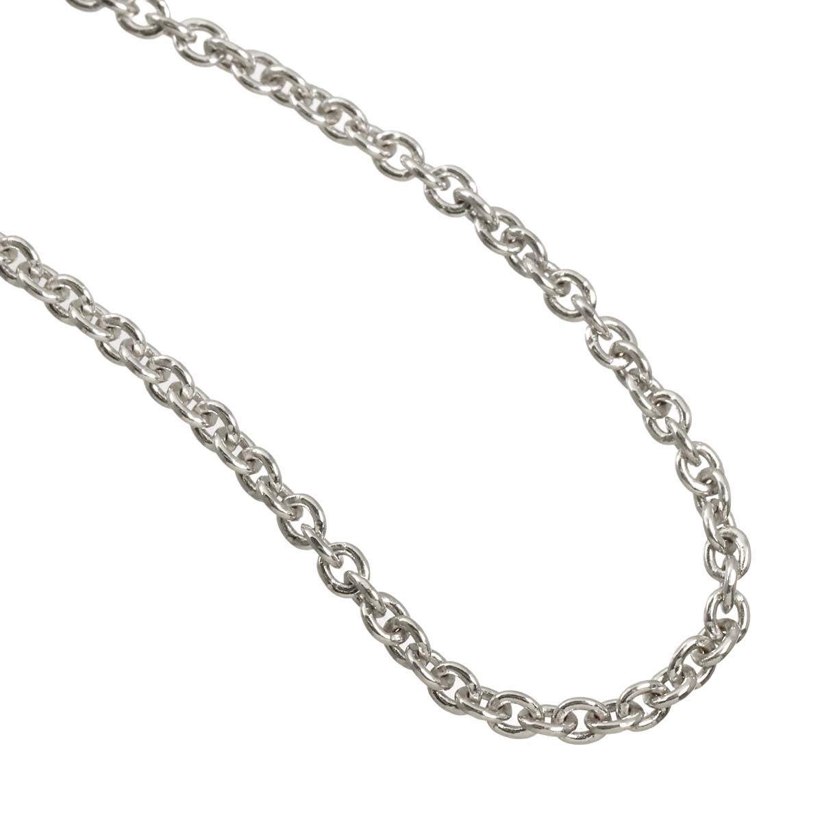 Chain Necklace 18K White Gold 750