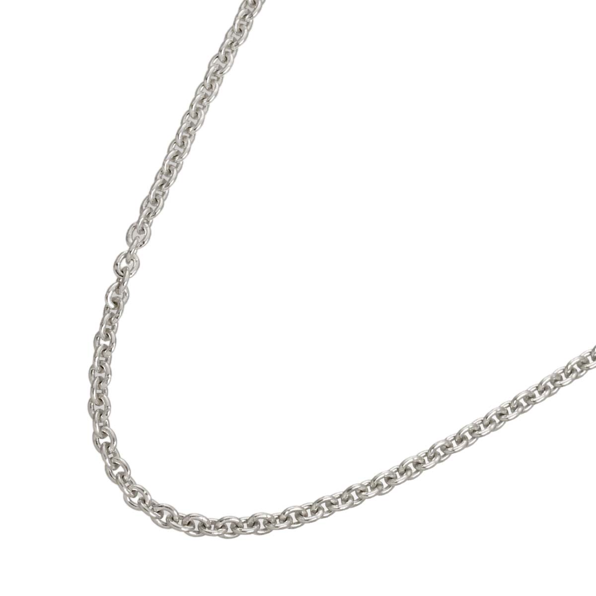 Chain Necklace 18K White Gold 750