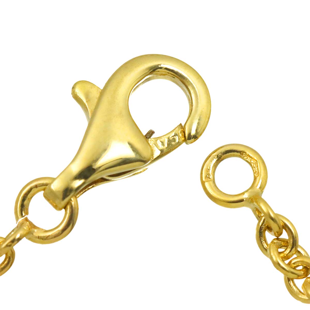 Pure Alhambra MOP Necklace 18K Yellow Gold 750