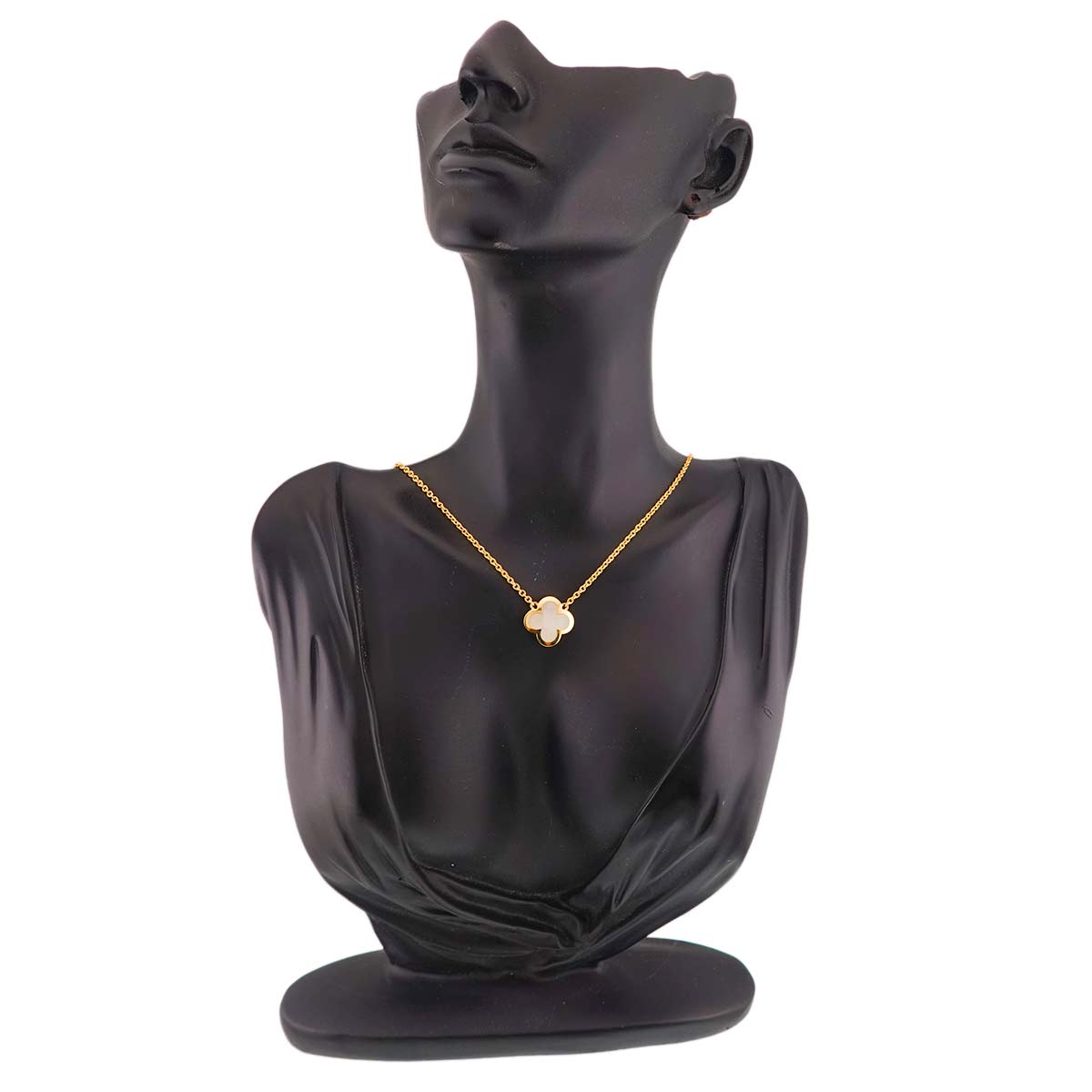 Pure Alhambra MOP Necklace 18K Yellow Gold 750