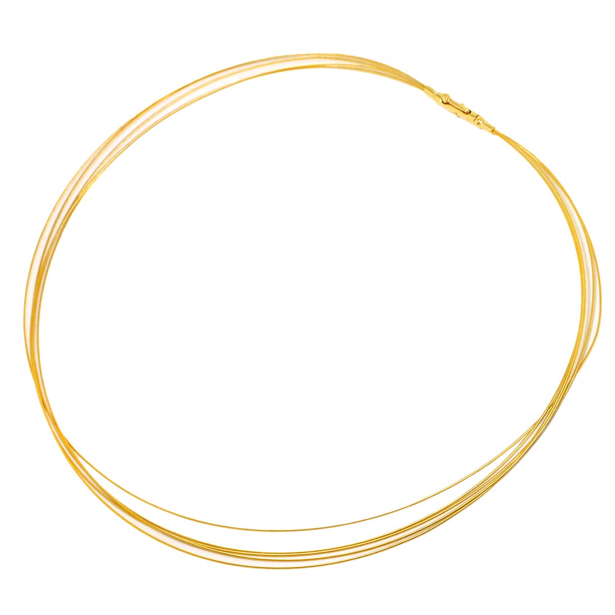 Wire Necklace 18K Yellow Gold 750