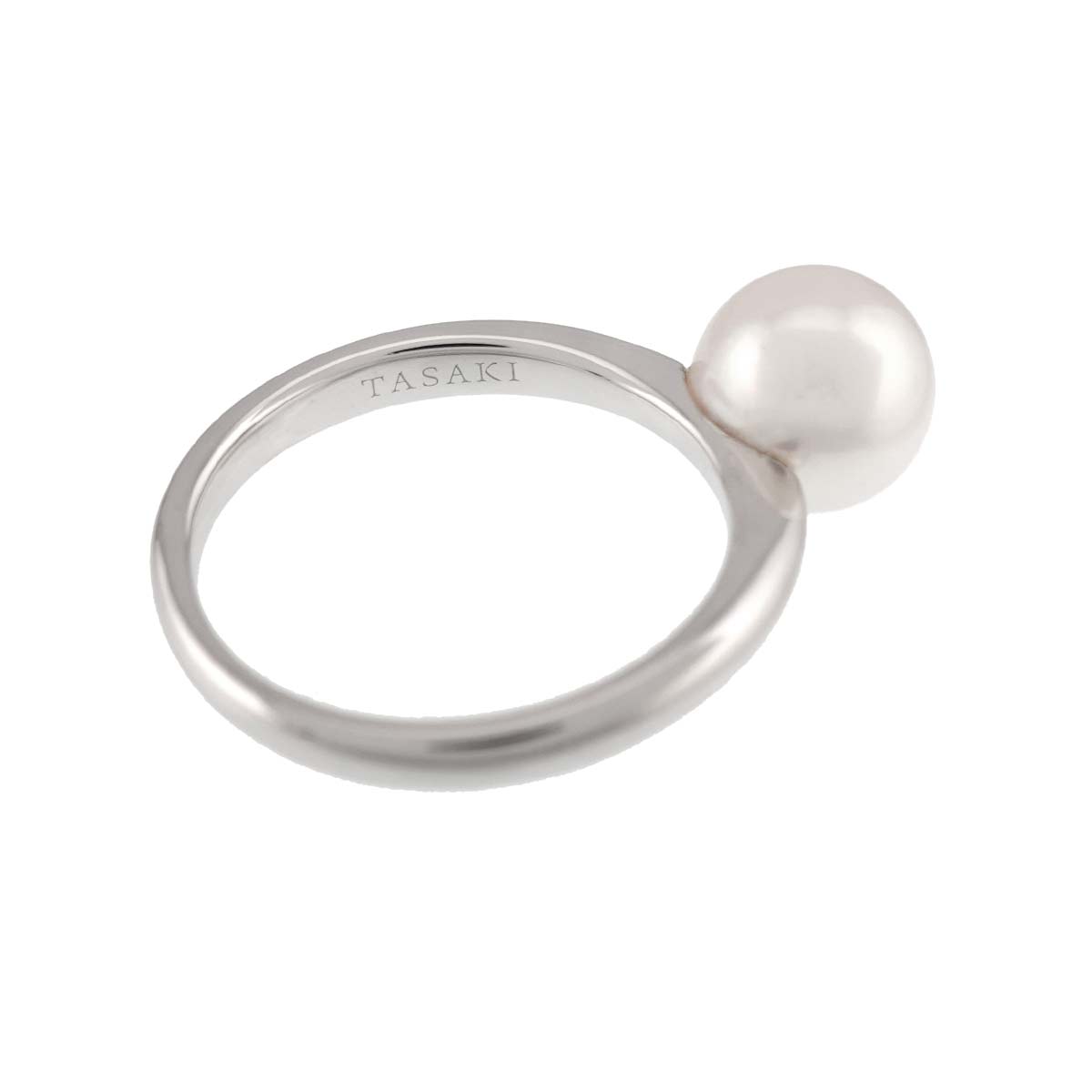 Akoya Pearl 8.4mm Ring 18K WG 750 6(US)