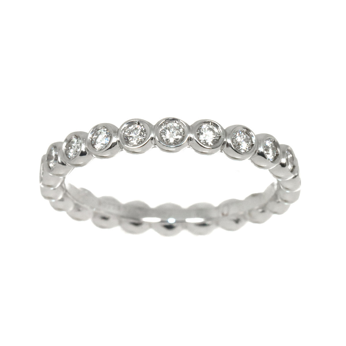 Diamond Ring 18K WG 750 Size10 5.25(US)