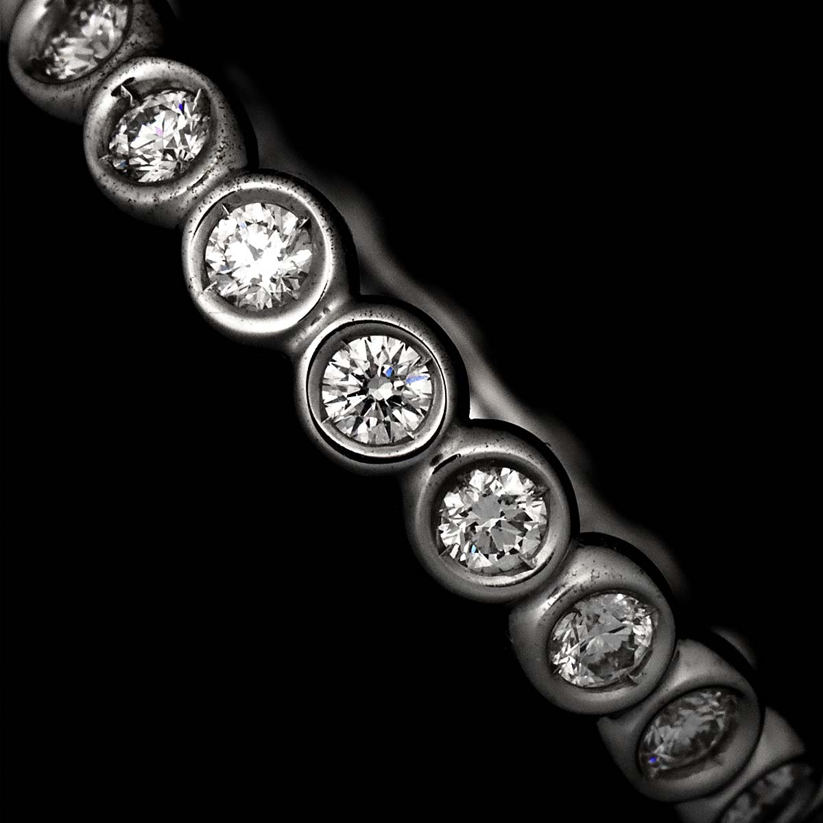 Diamond Ring 18K WG 750 Size10 5.25(US)