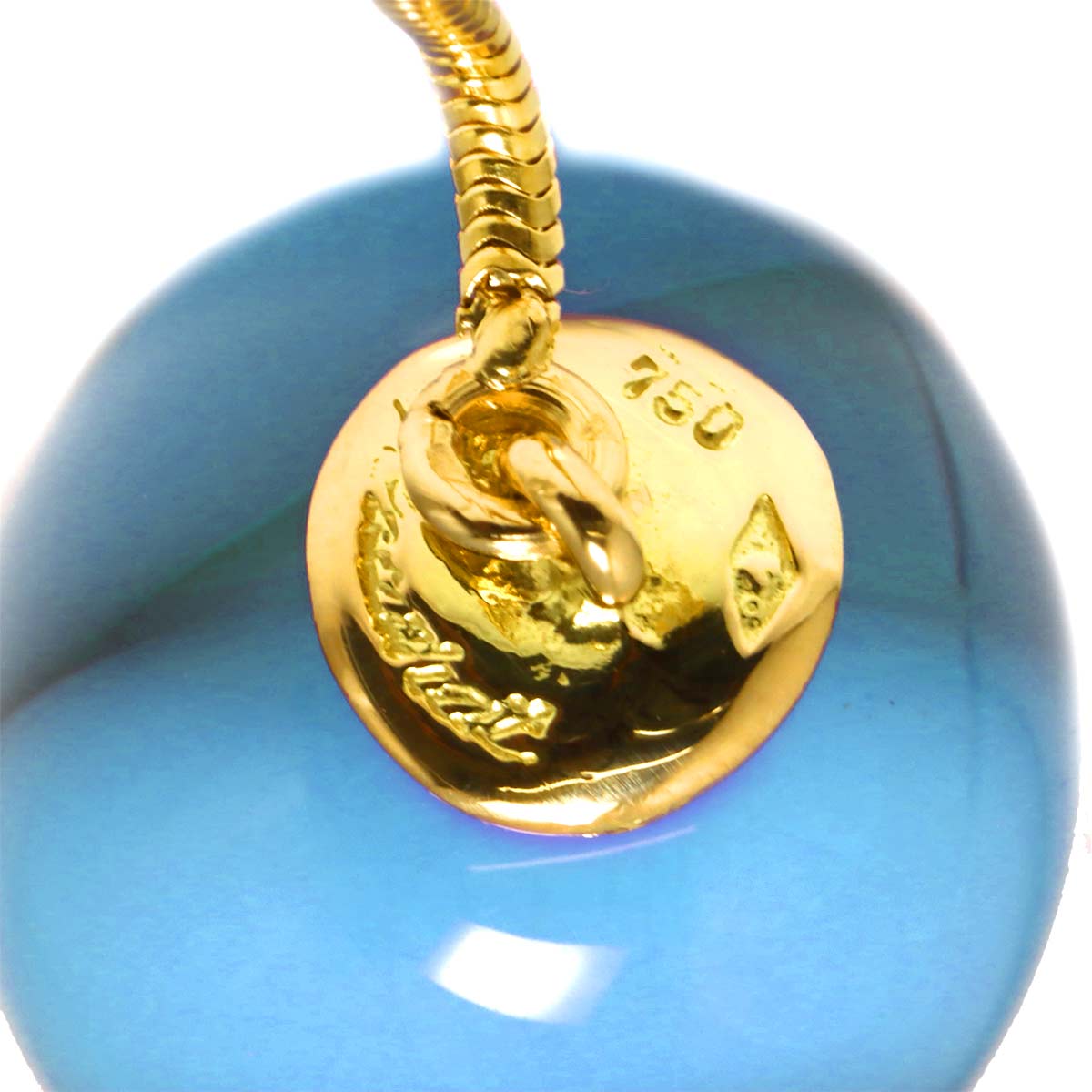 Tentation Crystal Necklace 18K Yellow Gold 750