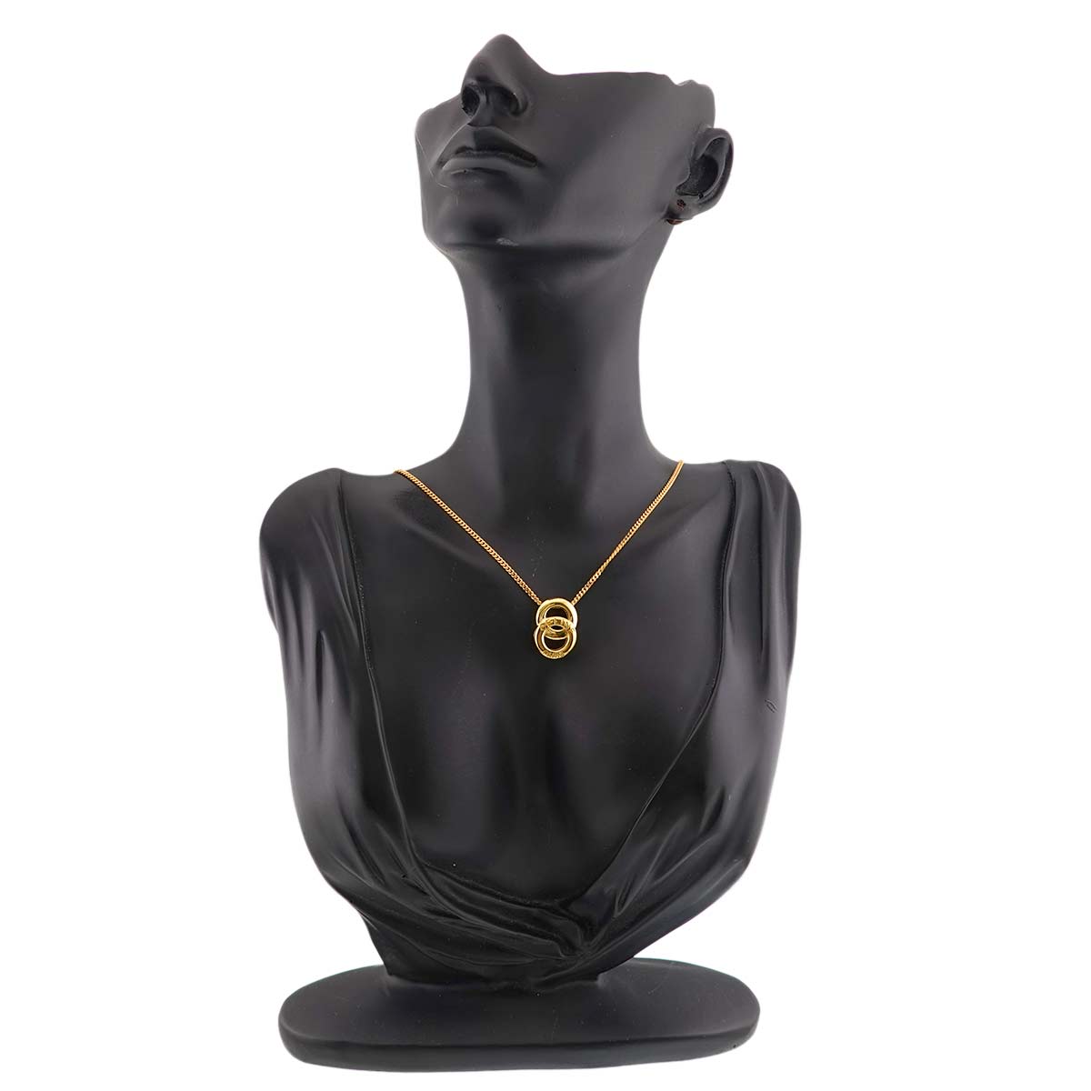 Logo Necklace 18K YG Yellow Gold 750