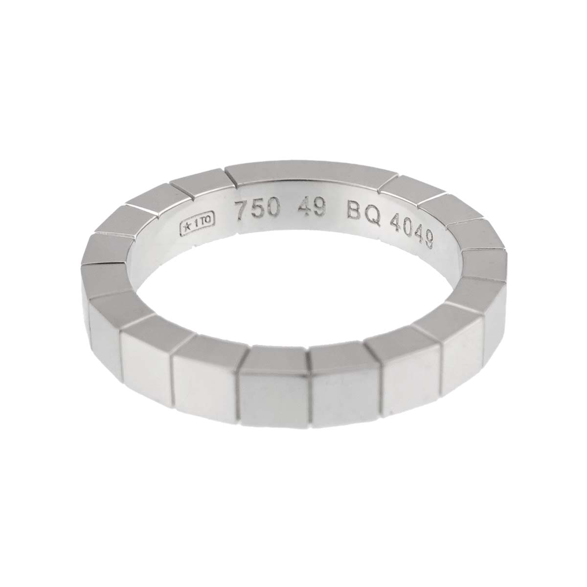 Laniere Ring 18K White Gold 750 Size49 4.5-4.75(US)