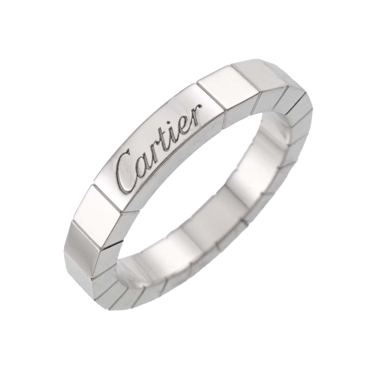 Laniere Ring 18K White Gold 750 Size49 4.5-4.75(US)