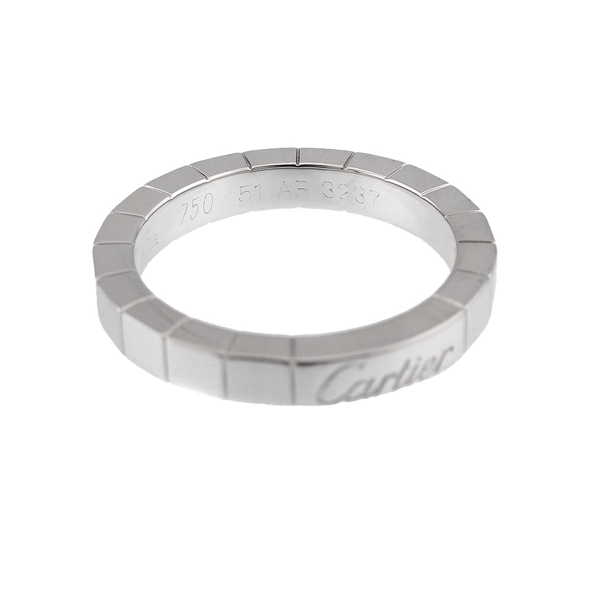 Laniere Ring 18K White Gold 750 Size51 5.5-5.75(US)