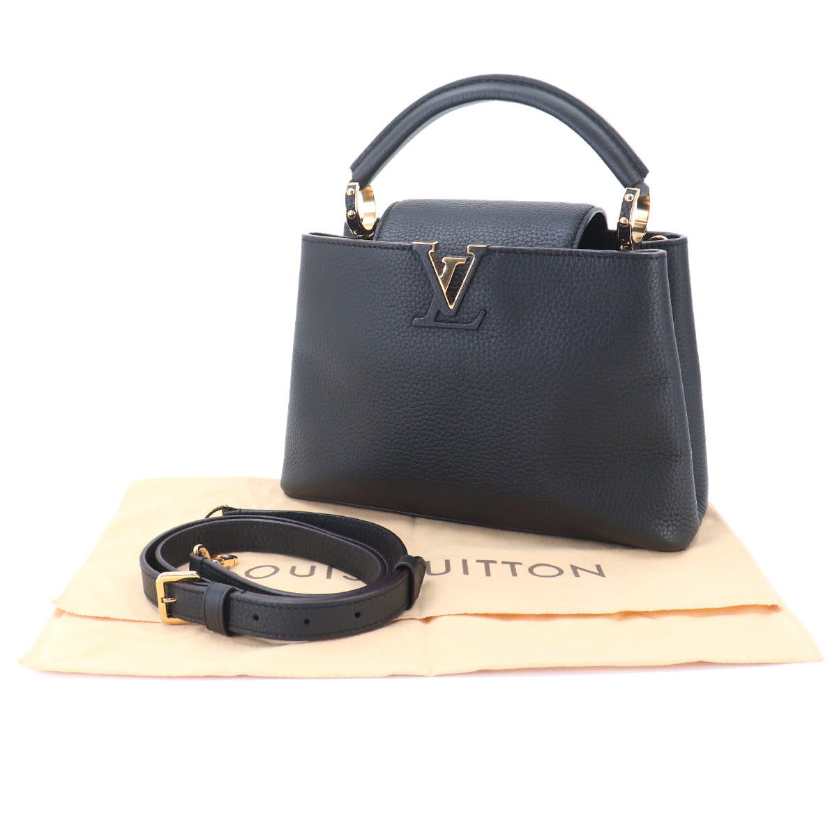 Capucines BB Hand Shoulder Bag Taurillon Leather M94755