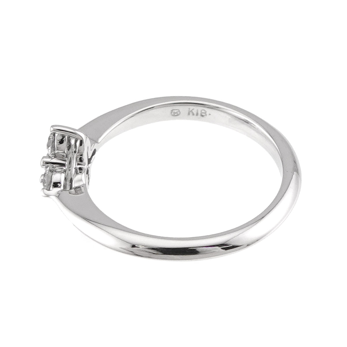 Diamond 0.21ct Ring 18K WG 750 size4(US)