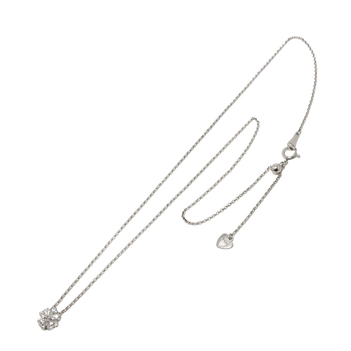 Diamond 0.25ct Necklace 18K White Gold 750