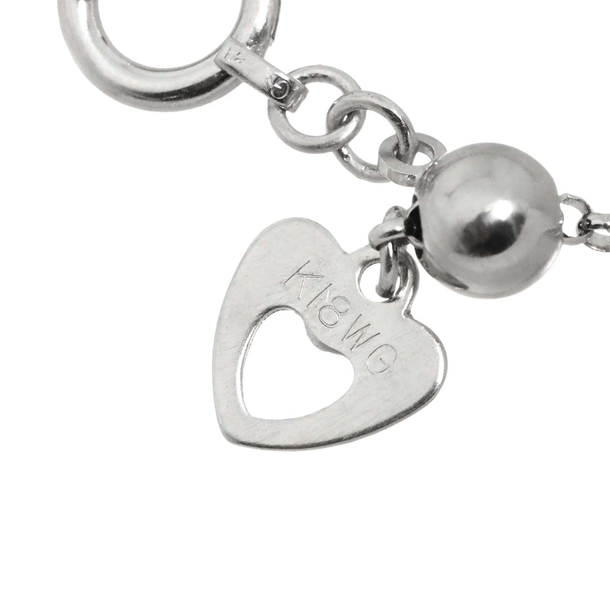 Diamond 0.25ct Necklace 18K White Gold 750