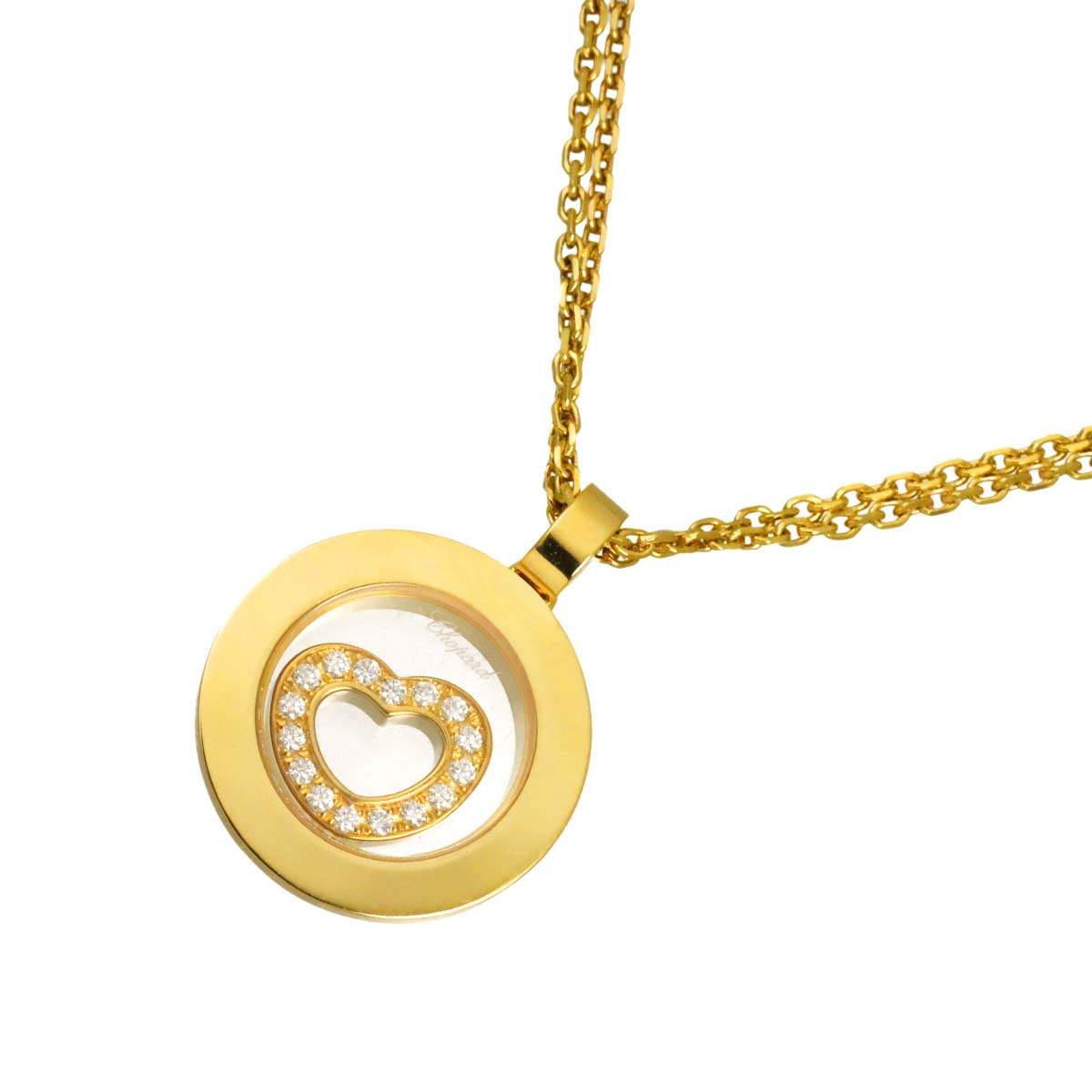 Happy Spirit Diamond Necklace 18K Yellow Gold 750