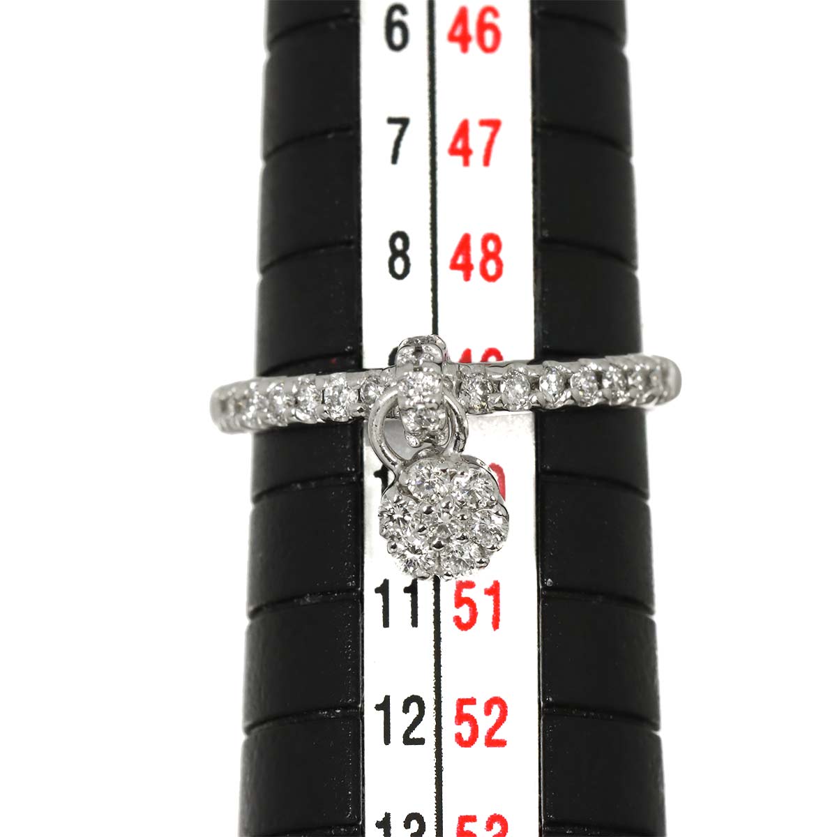 Diamond 0.30ct Ring 18K WG 750 Size5-5.25(US)