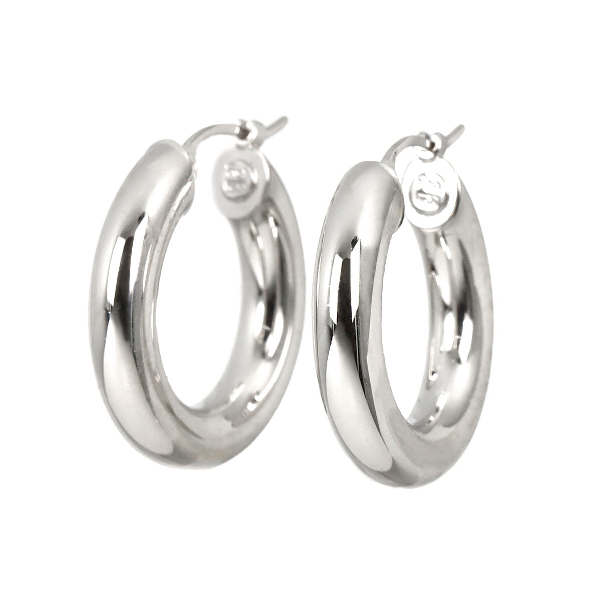 Earrings Pierced 18K White Gold 750