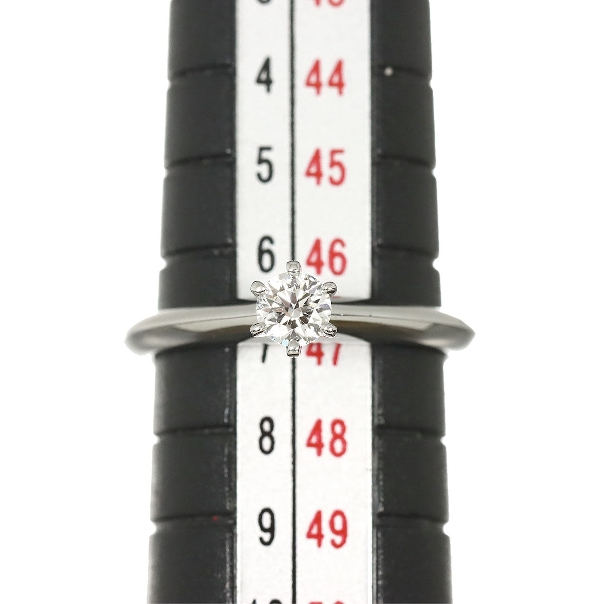Diamond 0.20ct E/VVS1/3EX Ring Platinum Size4(US)