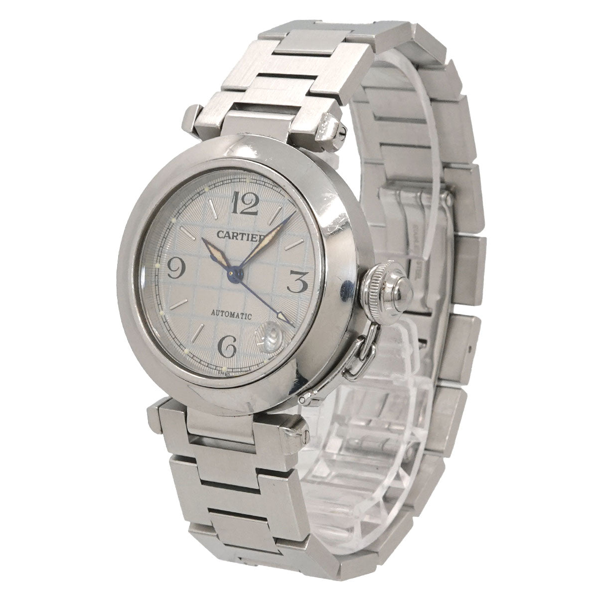 PashaC W31023M7 Automatic Silver Dial Date Boys Watch