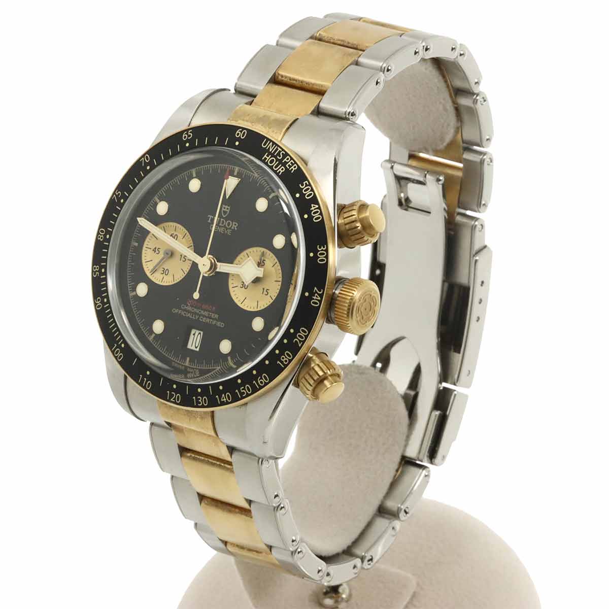 Heritage Black Bay 79363N Date Automatic Black Dial YG Watch