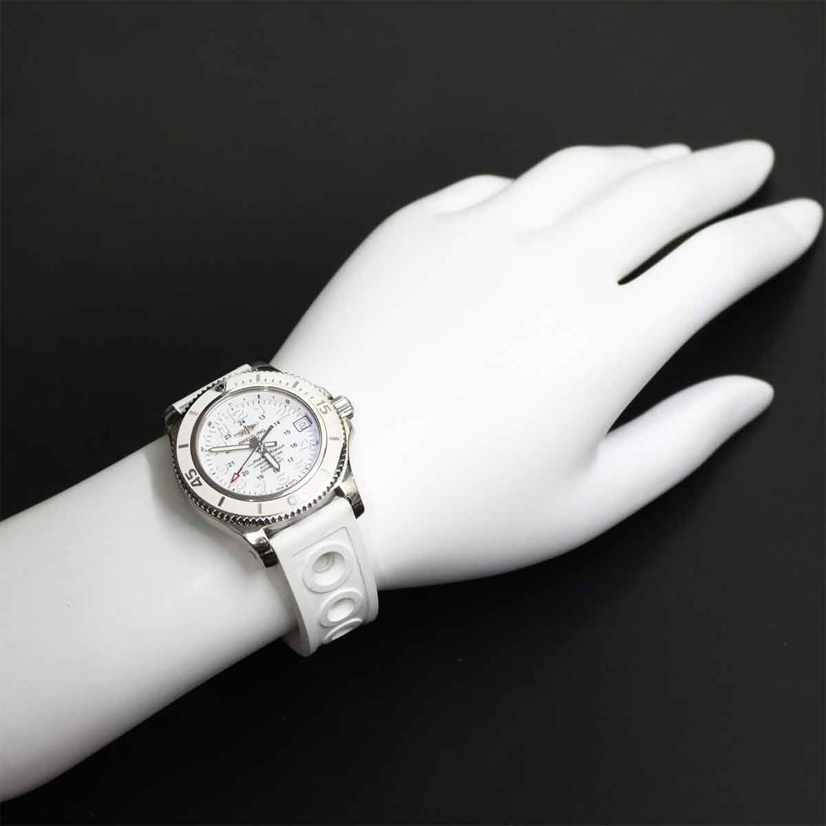 Super Ocean II 36mm A17312 Date Automatic White Dial Ladies