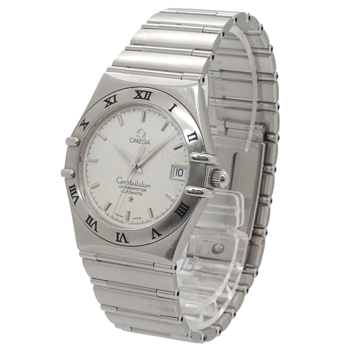 Constellation 1502.30 Automatic Date Sliver Dial Mens Watch