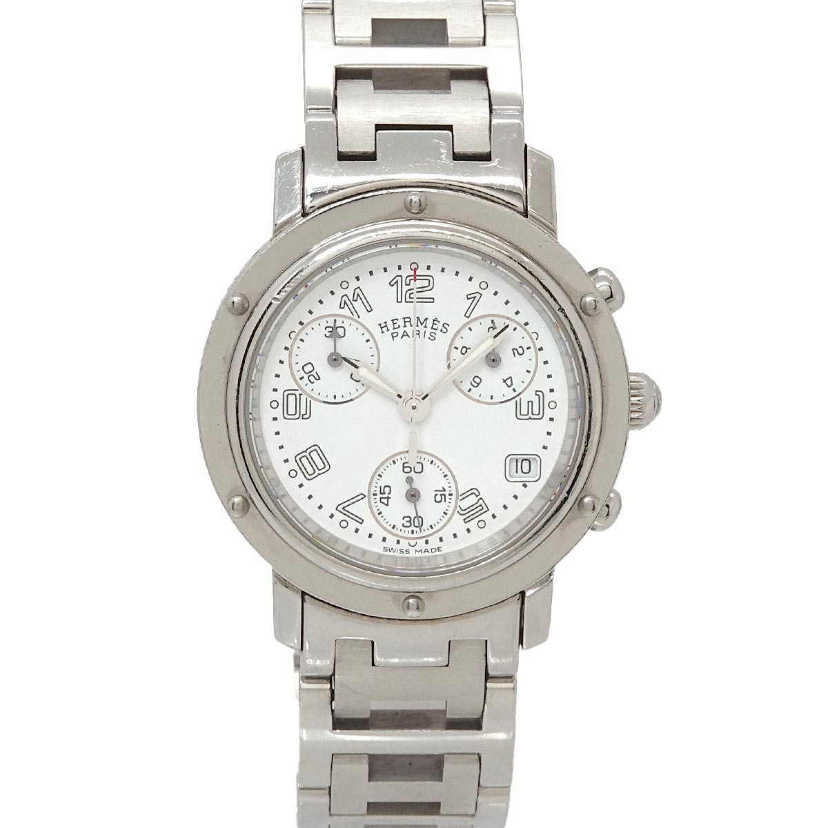 Clipper Chronograph CL1 310 Date White Dial Ladies