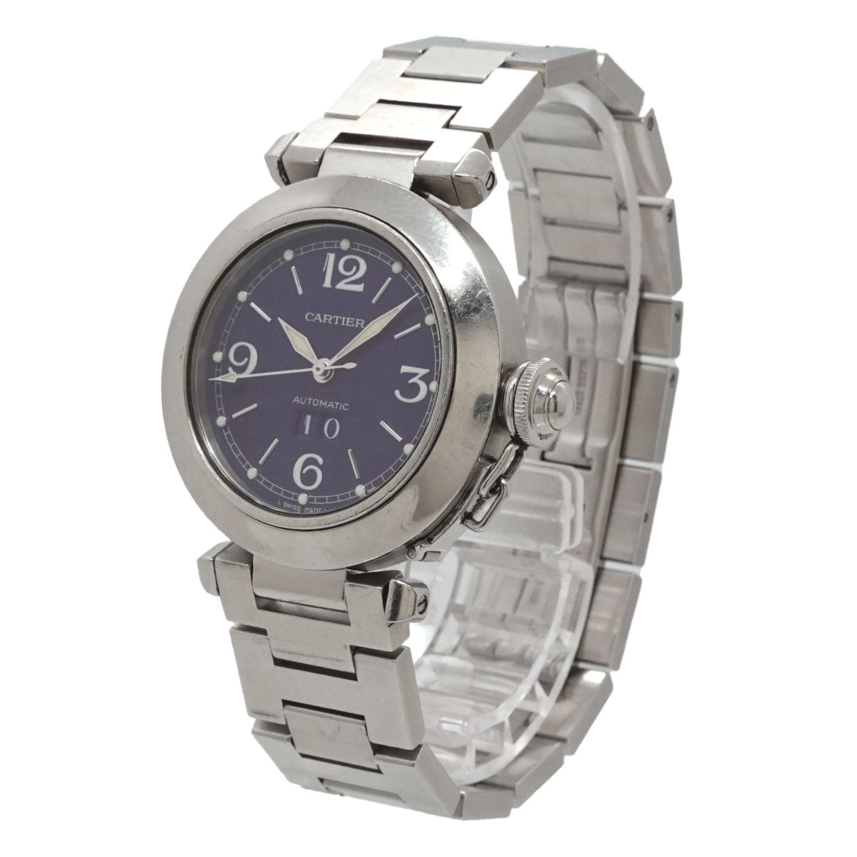 PashaC W31047M7 Automatic Date Navy Dial Boys Watch