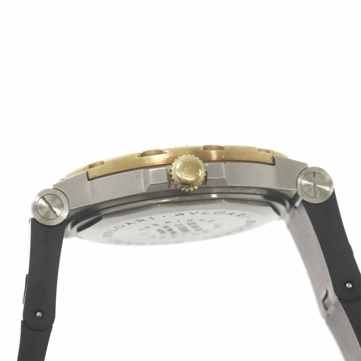 Diagono Scuba SD38SG 750 YG Automatic Date Black Dial Mens