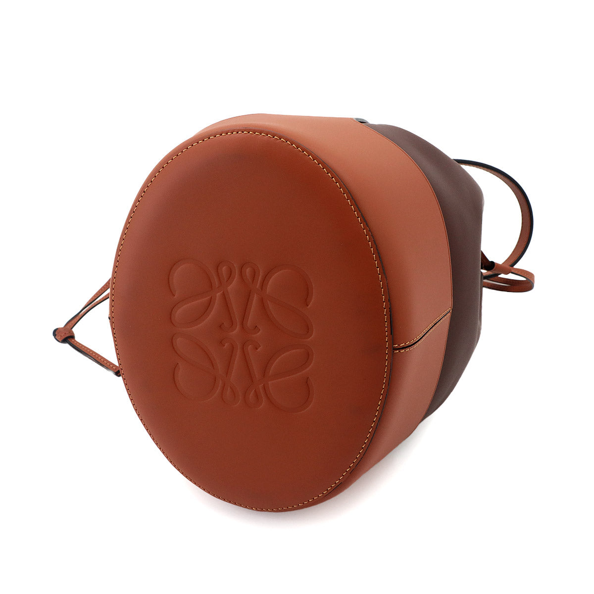 Balloon Medium Hand Shoulder Bag Leather Brown Purse